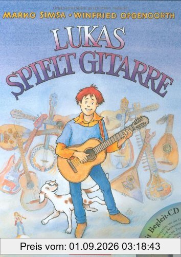 Lukas spielt Gitarre