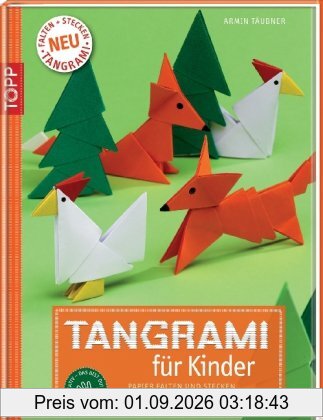 Tangrami für Kinder: Papier falten und stecken