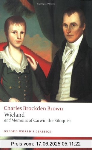 Binding : Taschenbuch, Edition : Reissue, Label : Oxford University Press, Publisher : Oxford University Press, NumberOfItems : 3, medium : Taschenbuch, numberOfPages : 294, publicationDate : 2009-02-26, authors : Brown, Charles Brockden, publishers : Emory Elliott, languages : english, ISBN : 0199538778