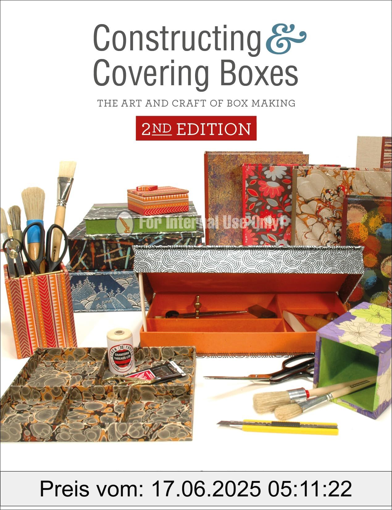 Brand : Schiffer Publishing, Binding : paperback, Edition : 2, Label : Constructing and Covering Boxes : The Art and Craft of Box Making, medium : paperback, numberOfPages : 96, publicationDate : 2020-02-28, releaseDate : 2020-02-28, languages : english, ISBN : 076435891X