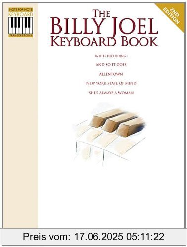 Brand : Hal Leonard, Binding : Taschenbuch, Label : Warner Bros.Publ., Publisher : Warner Bros.Publ., NumberOfItems : 1, PackageQuantity : 1, medium : Taschenbuch, numberOfPages : 160, publicationDate : 1993-10-01, authors : Billy Joel, languages : english, ISBN : 0793514428