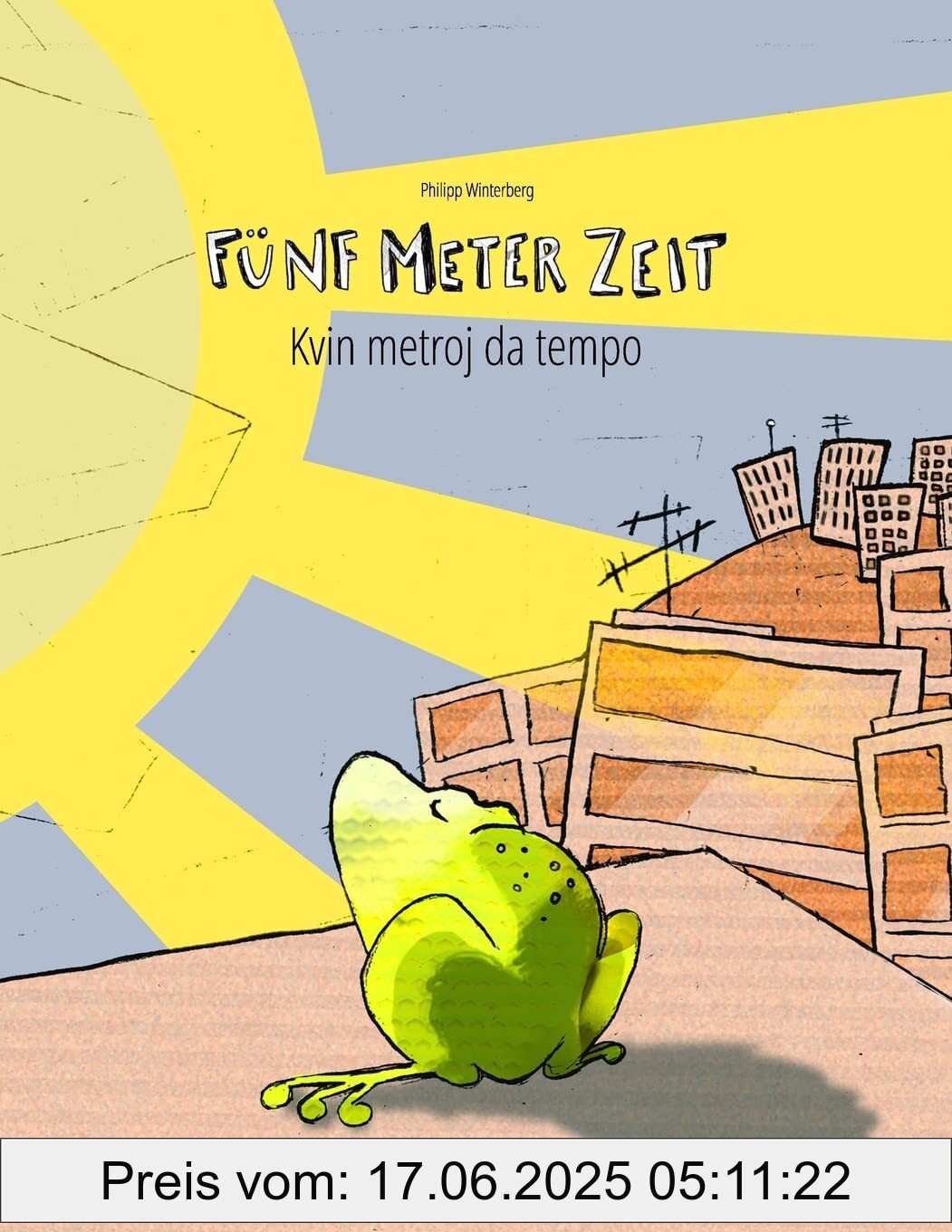 Brand : CREATESPACE, Binding : paperback, Edition : Bilingual, Label : Fünf Meter Zeit/Kvin metroj da tempo : Kinderbuch Deutsch-Esperanto (bilingual/zweisprachig) (Bilinguale Bücher (Deutsch-Esperanto) von Philipp Winterberg), Format : large_print, medium : paperback, numberOfPages : 40, publicationDate : 2015-07-29, languages : german, ISBN : 151525125X