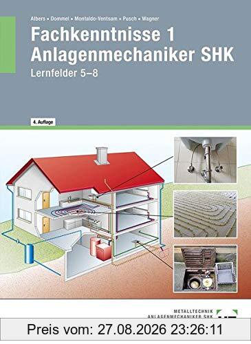 Fachkenntnisse 1 Anlagenmechaniker SHK: Lernfelder 5-8