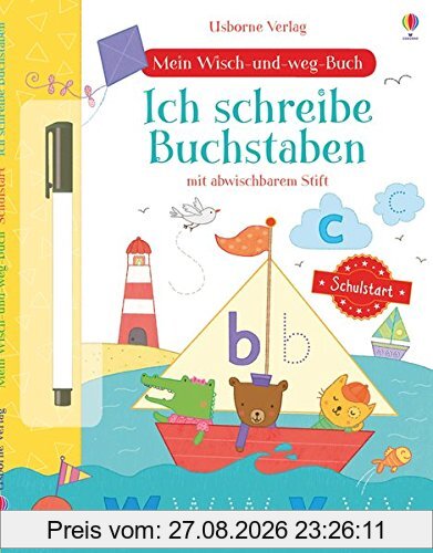 Mein Wisch-und-weg-Buch Schulstart: Ich schreibe Buchstaben