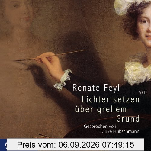Lichter setzen über grellem Grund