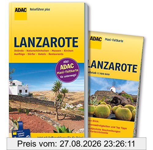 ADAC Reiseführer plus Lanzarote: mit Maxi-Faltkarte zum Herausnehmen