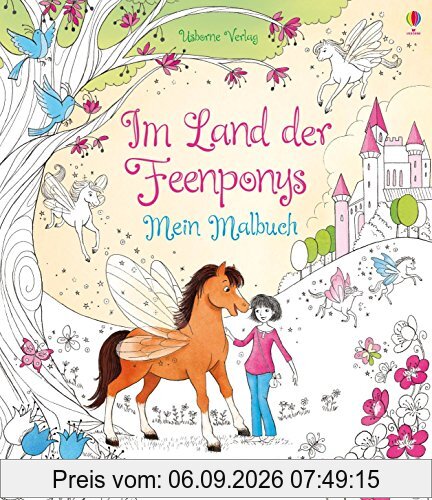 Im Land der Feenponys: Mein Malbuch