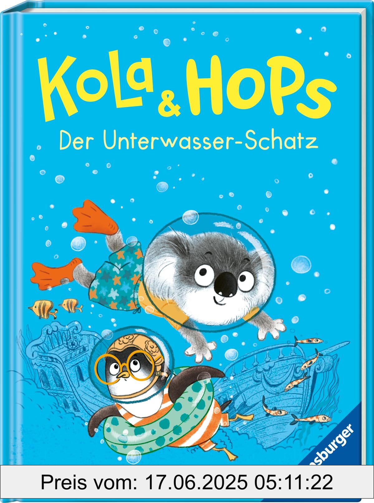 Binding : hardcover, Edition : 1, Label : Kola und Hops - Der Unterwasser-Schatz (spannendes Kinderbuch zum Vorlesen oder ersten Selbstlesen), medium : hardcover, numberOfPages : 96, publicationDate : 2025-02-01, languages : german, ISBN : 3473463884