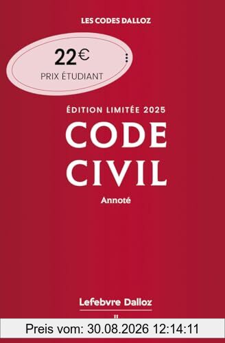 Code civil 2025, annoté