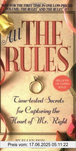 Binding : Taschenbuch, Label : Grand Central Publishing, Publisher : Grand Central Publishing, NumberOfItems : 1, PackageQuantity : 1, medium : Taschenbuch, numberOfPages : 400, publicationDate : 2007-01-01, authors : Ellen Fein, Sherrie Schneider, languages : english, ISBN : 0446618799