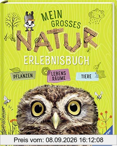 Mein großes Natur-Erlebnisbuch: Tiere, Pflanzen, Lebensräume