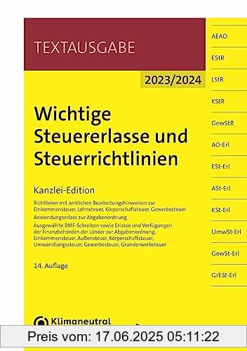 Binding : Taschenbuch, Edition : Aktualisierung im Internet inklusive, Label : NWB Verlag, Publisher : NWB Verlag, medium : Taschenbuch, numberOfPages : 2457, publicationDate : 2023-08-28, ISBN : 348268314X