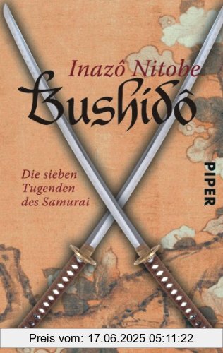 Binding : Taschenbuch, Edition : 4, Label : Piper Taschenbuch, Publisher : Piper Taschenbuch, medium : Taschenbuch, numberOfPages : 160, publicationDate : 2006-03-01, authors : Inazo Nitobe, languages : german, ISBN : 349224680X