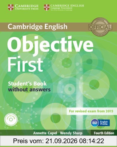 Objective First Student's Book Without Answers with CD-ROM