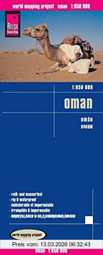 Peter Rump, Reise Know-How Verlag Reise Know-How Landkarte Oman (1, 850.000), World Mapping Project