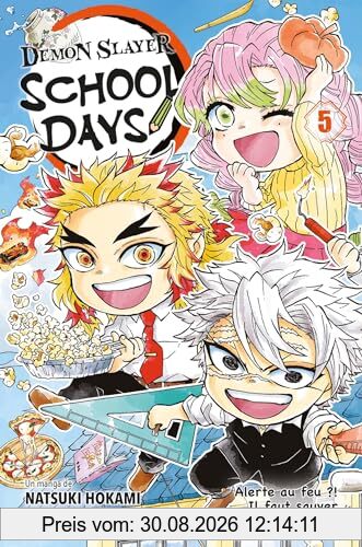 Demon slayer : school days. Vol. 5. Alerte au feu ?! Il faut sauver le dojo Rengoku !