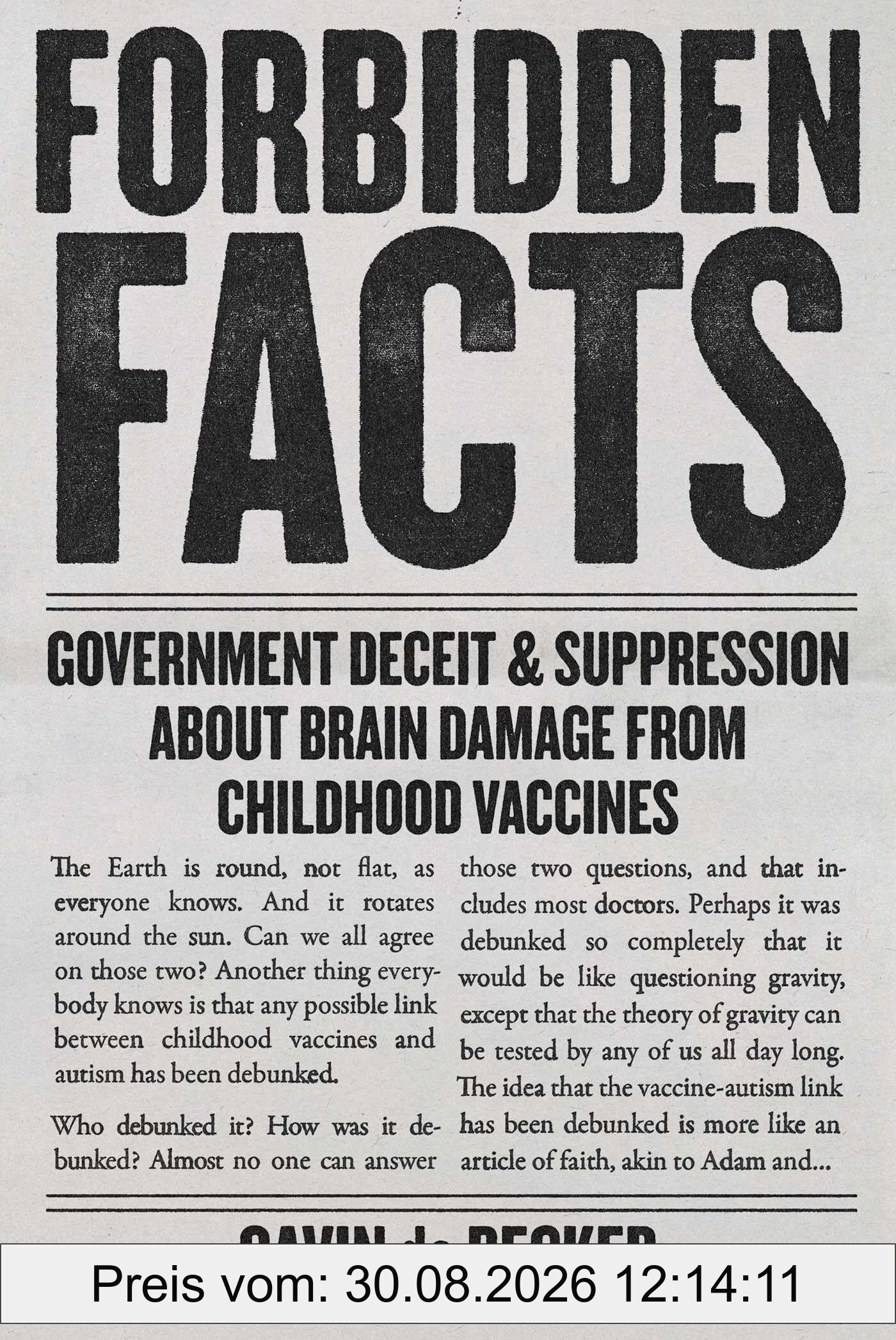 Forbidden Facts: Government Deceit & Suppression About Brain Damage from Childhood Vaccines