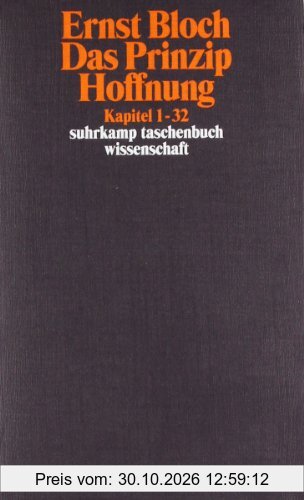 Gesamtausgabe in 16 Bänden. stw-Werkausgabe. Mit einem Ergänzungsband: Band 5: Das Prinzip Hoffnung: 3 Bände (suhrkamp taschenbuch …