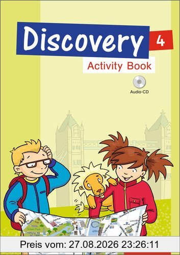 Discovery 3 - 4: Ausgabe 2013: Activity Book 4 mit Audio-CD