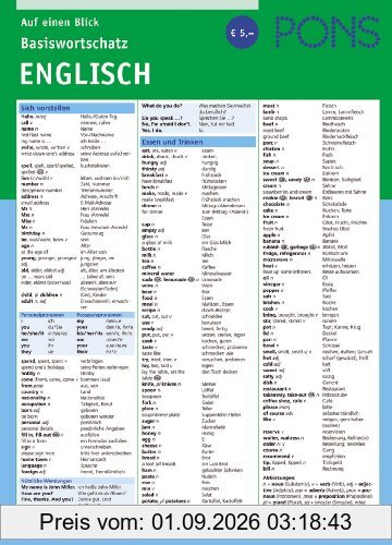 PONS Basiswortschatz Englisch auf einen Blick
