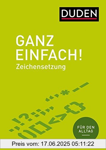 Binding : Taschenbuch, Edition : 1, Label : Duden, Publisher : Duden, medium : Taschenbuch, numberOfPages : 64, publicationDate : 2017-09-11, releaseDate : 2017-09-11, authors : Christian Stang, publishers : Dudenredaktion, languages : german, ISBN : 3411743530