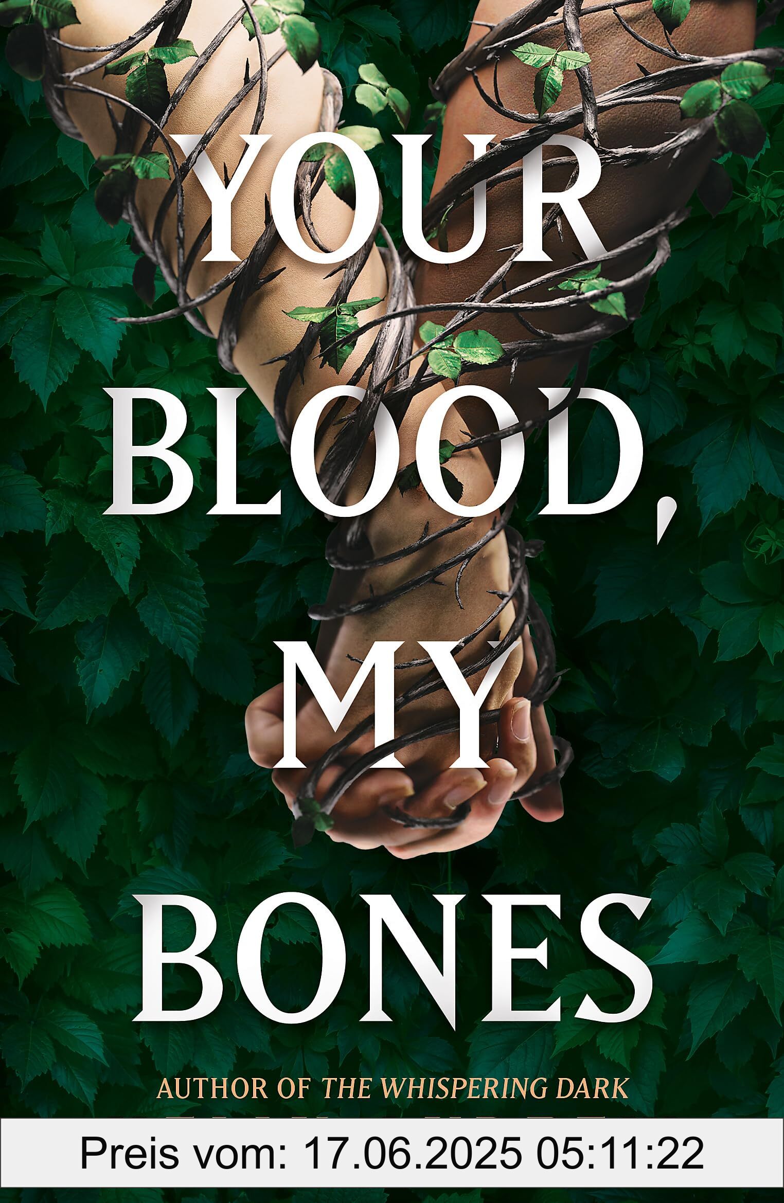 Binding : paperback, Label : Your Blood, My Bones : A twisted, slow burn rivals-to-lovers romance from the author of THE WHISPERING DARK, medium : paperback, numberOfPages : 400, publicationDate : 2025-01-30, releaseDate : 2025-01-30, languages : english, ISBN : 1473234913