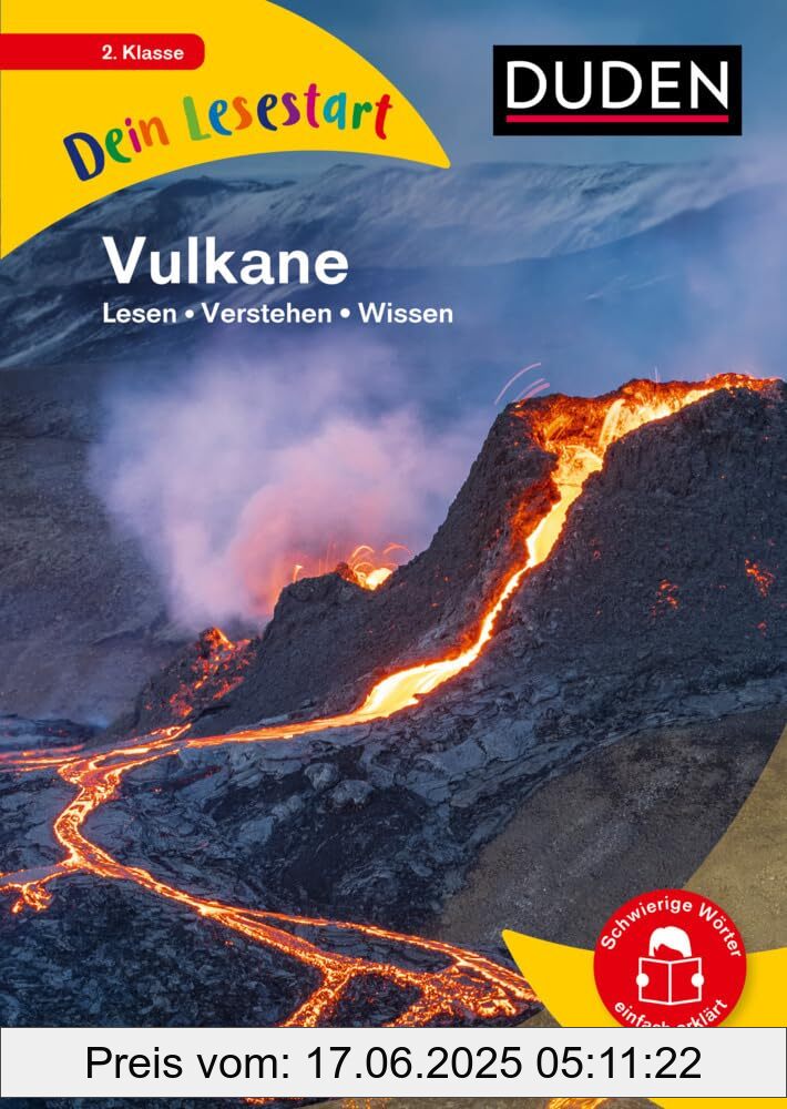 Brand : Bibliograph. Instit. GmbH, Binding : hardcover, Edition : 1, Label : Dein Lesestart - Vulkane : Lesen - Verstehen - Wissen (Band 14) Für Kinder ab 7 Jahren (Dein Lesestart – ab Klasse 2), medium : hardcover, numberOfPages : 64, publicationDate : 2024-09-16, releaseDate : 2024-09-16, languages : german, ISBN : 3411732946