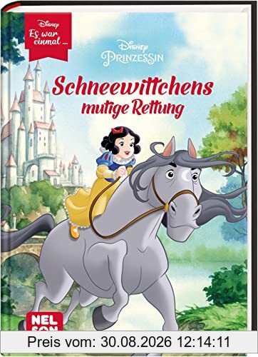 Disney: Es war einmal ...: Schneewittchens mutige Rettung (Disney Prinzessin): Zum Vorlesen und fortgeschrittenen Selberlesen | Eine spannende Geschichte wie Schneewittchen einem Pferd hilft!
