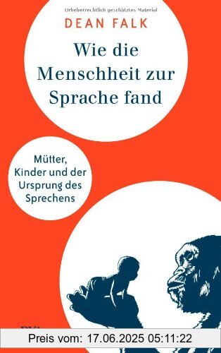 Binding : Gebundene Ausgabe, Label : Deutsche Verlags-Anstalt, Publisher : Deutsche Verlags-Anstalt, medium : Gebundene Ausgabe, numberOfPages : 320, publicationDate : 2010-10-18, authors : Dean Falk, translators : Susanne Kuhlmann-Krieg, languages : german, ISBN : 3421043272