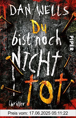 Binding : Taschenbuch, Label : Piper Taschenbuch, Publisher : Piper Taschenbuch, medium : Taschenbuch, numberOfPages : 352, publicationDate : 2016-12-01, authors : Dan Wells, translators : Jürgen Langowski, languages : german, ISBN : 3492281125