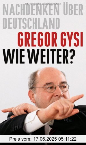 Binding : Broschiert, Edition : 1, Label : Das Neue Berlin, Publisher : Das Neue Berlin, medium : Broschiert, numberOfPages : 192, publicationDate : 2013-06-26, authors : Gregor Gysi, languages : german, ISBN : 3360021649