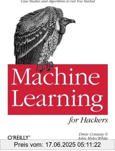 Binding : Taschenbuch, Edition : 1, Label : O'Reilly and Associates, Publisher : O'Reilly and Associates, NumberOfItems : 1, PackageQuantity : 1, medium : Taschenbuch, numberOfPages : 320, publicationDate : 2012-04-01, authors : Drew Conway, White, John Myles, languages : english, ISBN : 1449303714