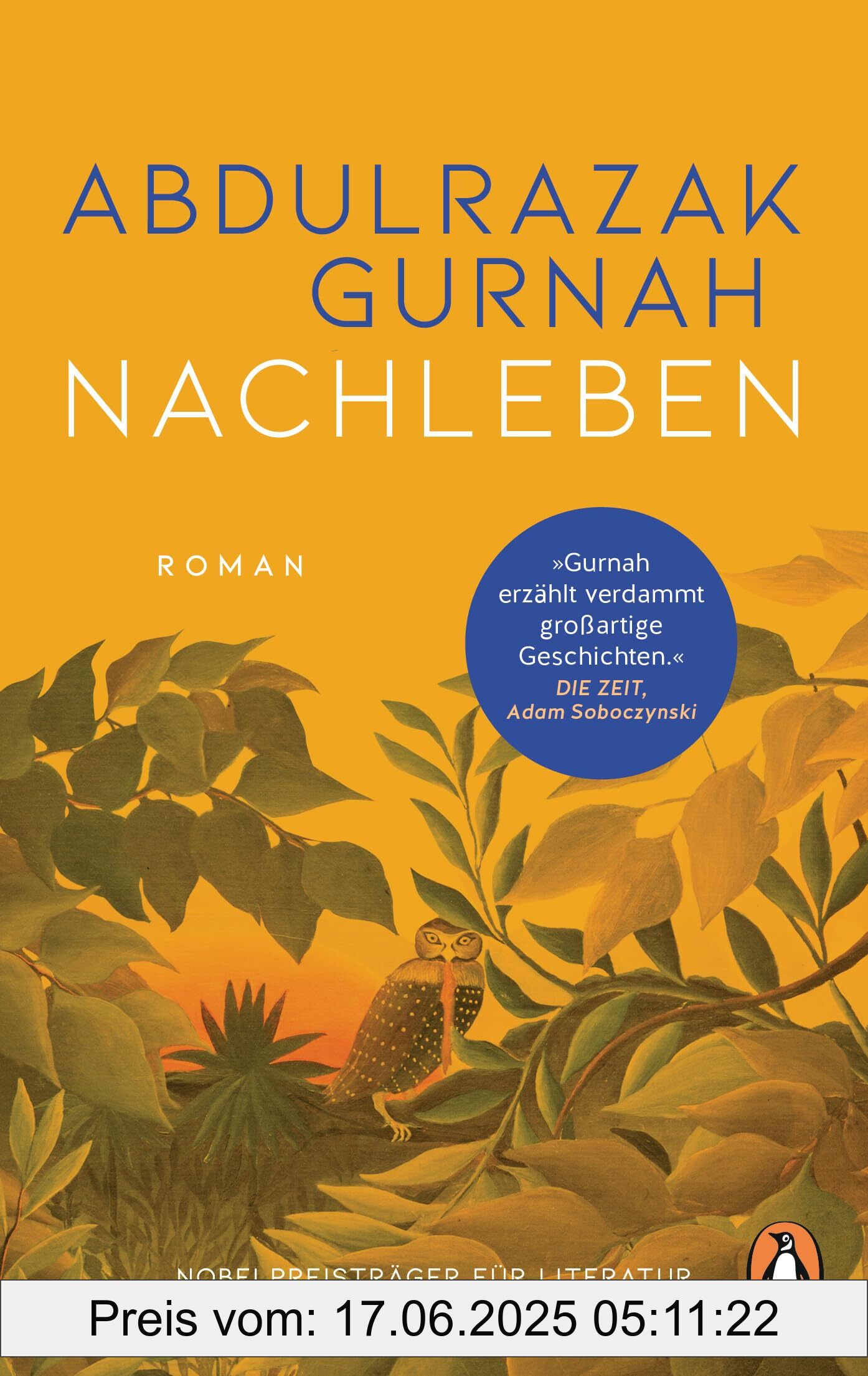 Binding : paperback, Edition : Erstmals im TB, Label : Nachleben : Roman. Nobelpreis für Literatur, medium : paperback, numberOfPages : 384, publicationDate : 2025-02-19, releaseDate : 2025-02-19, languages : german, ISBN : 3328112227