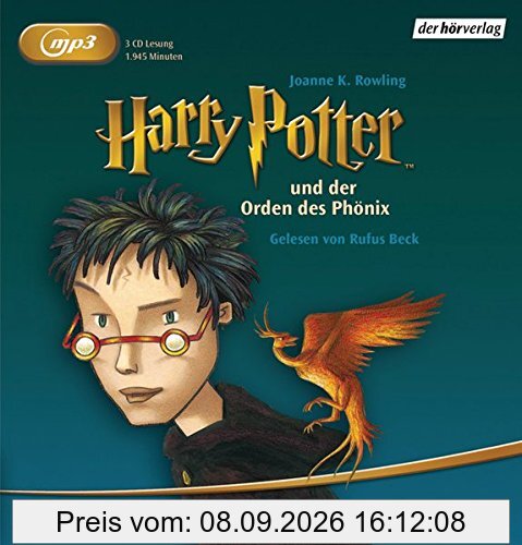 Harry Potter und der Orden des Phönix (Harry Potter, gelesen von Rufus Beck, Band 5)