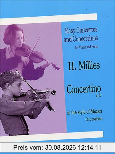 Concertino in D in the Style of Mozart. Für Violine und Piano