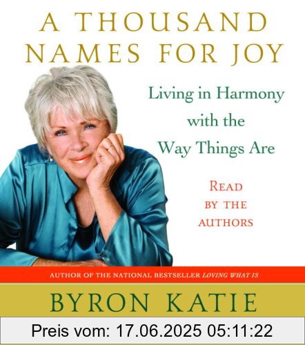 Binding : Audio CD, Edition : Abridged, Label : Random House Audio, Publisher : Random House Audio, NumberOfItems : 5, PackageQuantity : 1, Format : Gekürzte Ausgabe, medium : Audio CD, publicationDate : 2007-02-06, releaseDate : 2007-02-06, runningTime : 360 minutes, authors : Byron Katie, Stephen Mitchell, narrators : Byron Katie, Stephen Mitchell, languages : english, ISBN : 073934188X