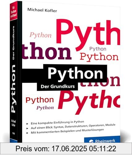 Binding : Broschiert, Edition : 3, Label : Rheinwerk Computing, Publisher : Rheinwerk Computing, medium : Broschiert, numberOfPages : 450, publicationDate : 2024-07-04, authors : Michael Kofler, ISBN : 3367101184