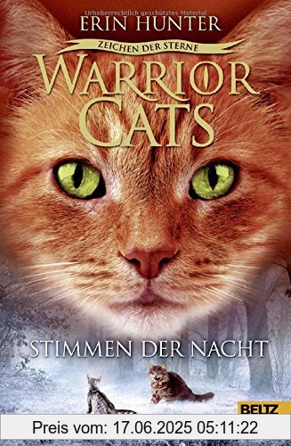 Binding : Gebundene Ausgabe, Edition : Deutsche Erstausgabe, Label : Beltz & Gelberg, Publisher : Beltz & Gelberg, medium : Gebundene Ausgabe, numberOfPages : 333, publicationDate : 2014-07-14, releaseDate : 2014-07-21, authors : Erin Hunter, translators : Friederike Levin, languages : german, ISBN : 3407811683