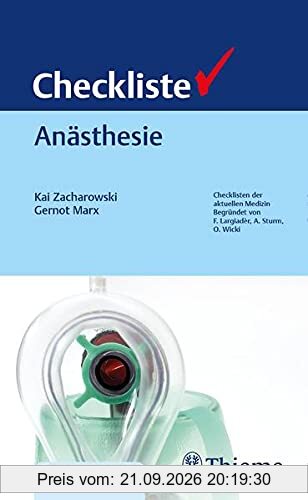 Checkliste Anästhesie (Checklisten Medizin)