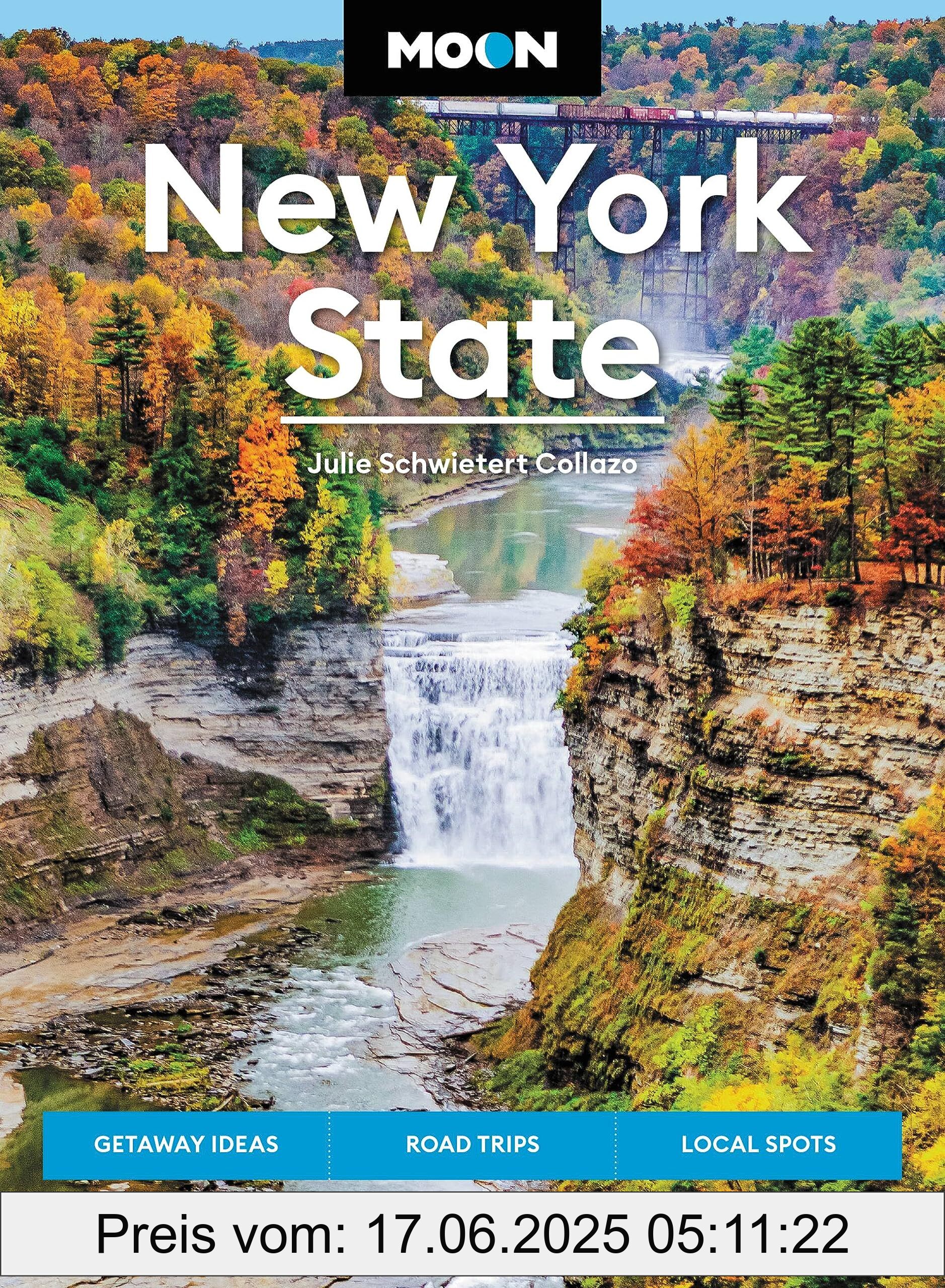Binding : paperback, Edition : 9, Label : Moon New York State : Getaway Ideas, Road Trips, Local Spots (Moon U.S. Travel Guide), medium : paperback, numberOfPages : 456, publicationDate : 2024-01-30, releaseDate : 2024-01-30, languages : english, ISBN : 1640499857