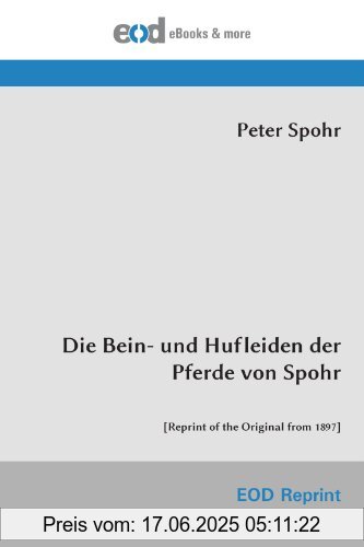 Binding : Taschenbuch, Label : EOD Network, Publisher : EOD Network, medium : Taschenbuch, numberOfPages : 206, publicationDate : 2011-03-19, authors : Peter Spohr, languages : german, ISBN : 3226008145
