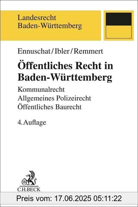 Binding : Taschenbuch, Edition : 4, Label : C.H.Beck, Publisher : C.H.Beck, medium : Taschenbuch, numberOfPages : 452, publicationDate : 2022-07-14, authors : Jörg Ennuschat, Martin Ibler, Barbara Remmert, ISBN : 3406792618