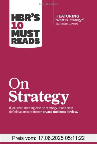 Binding : Taschenbuch, Label : Harvard Business Review Press, Publisher : Harvard Business Review Press, NumberOfItems : 1, PackageQuantity : 1, medium : Taschenbuch, numberOfPages : 288, publicationDate : 2011-02-07, authors : Review, Harvard Business, Porter, Michael E., Kim, W. Chan, Renée Mauborgne, languages : english, ISBN : 1422157989