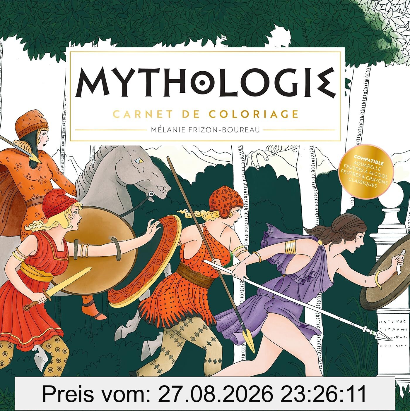 Mythologie : Carnet de coloriage