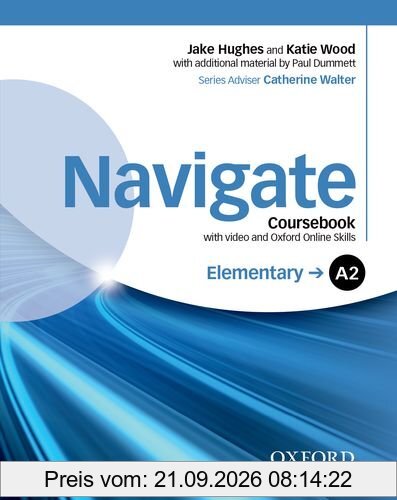 Navigate: Elementary A2: Coursebook with DVD and Online Skills