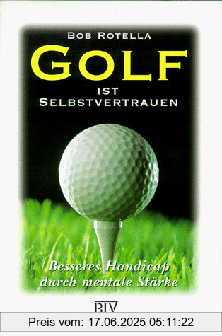 Binding : Gebundene Ausgabe, Edition : 3. durchges. Aufl., Label : BLV Verlagsgesellschaft mbH, Publisher : BLV Verlagsgesellschaft mbH, medium : Gebundene Ausgabe, numberOfPages : 222, publicationDate : 1997-01-01, authors : Bob Rotella, languages : german, ISBN : 3405152518