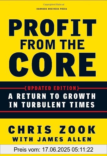 Binding : Gebundene Ausgabe, Edition : Updated., Label : Harvard Business Review Press, Publisher : Harvard Business Review Press, NumberOfItems : 1, medium : Gebundene Ausgabe, numberOfPages : 178, publicationDate : 2010-02-01, authors : Chris Zook, languages : english, ISBN : 1422131114