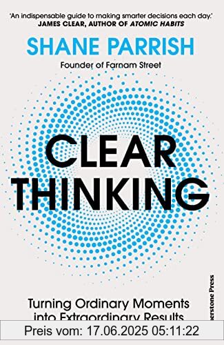 Brand : Cornerstone Press, Binding : Gebundene Ausgabe, Label : Cornerstone Press, Publisher : Cornerstone Press, medium : Gebundene Ausgabe, numberOfPages : 288, publicationDate : 2023-10-05, releaseDate : 2023-10-05, authors : Shane Parrish, ISBN : 1529915945