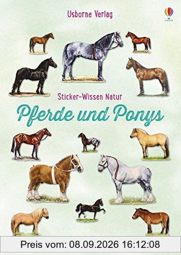 Sticker-Wissen Natur: Pferde und Ponys