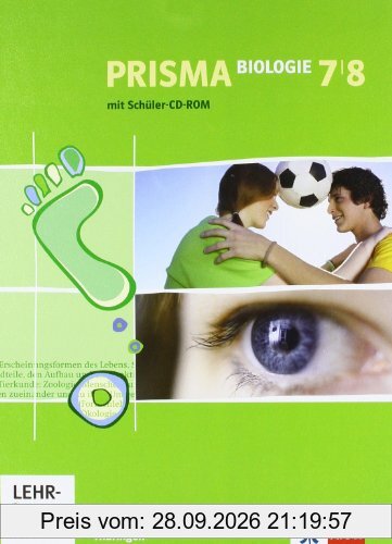 Prisma Biologie / Schülerbuch mit Schüler-CD-ROM 7. und 8. Schuljahr: Ausgabe für Thüringen